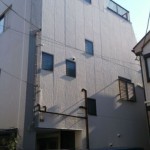 費用：約250万円　外装リフォームの施工写真　外壁塗装　屋上防水　鉄骨ALC3階建　板橋区富士見町